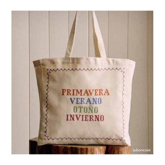 Brand New Sezane Limited Edition Lucía Vergara Tote - Picture 1 of 2